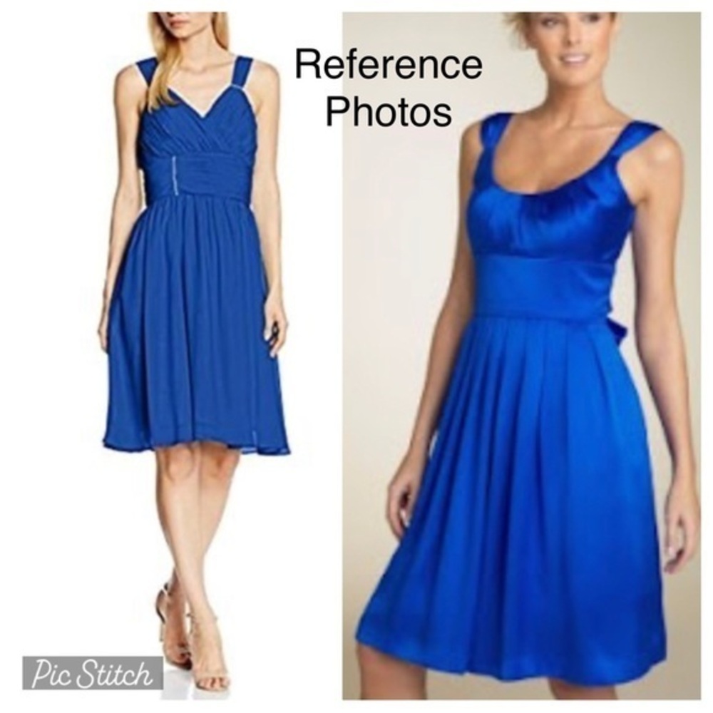 Tahari Arthur S. Levine Sweetheart Crepe Silk Dress